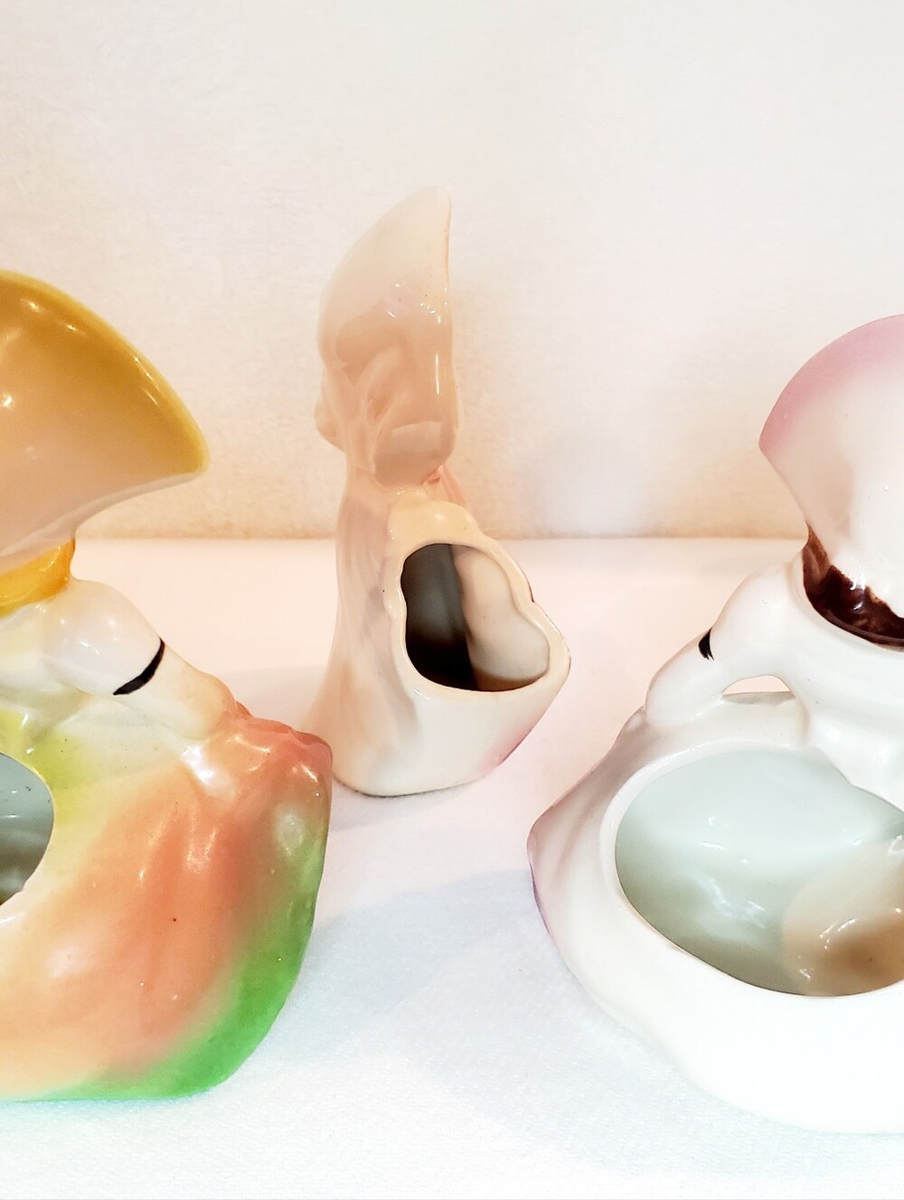 Vintage Ceramic Lady Planters - Picture 4 of 5